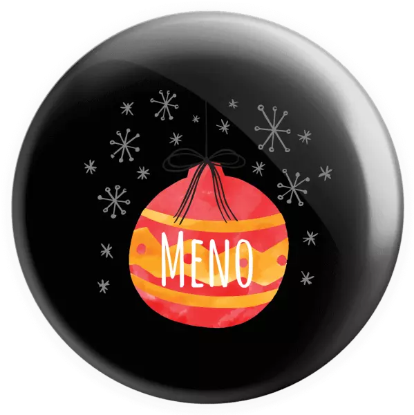 Placka Vianočná ozdoba - meno 
