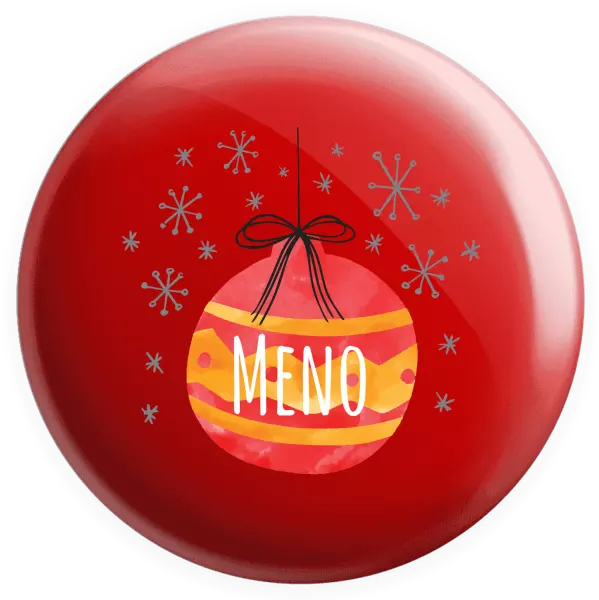 Placka Vianočná ozdoba - meno 