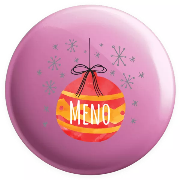 Placka Vianočná ozdoba - meno 