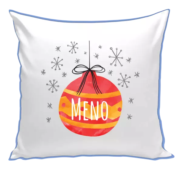 Vianočný vankúš Vianočná ozdoba - meno 
