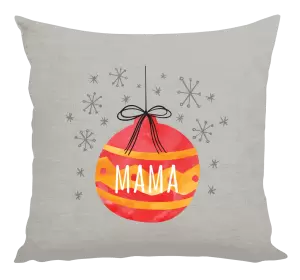 Vianočný vankúš Vianočná ozdoba - mama