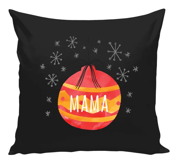 Vianočný vankúš Vianočná ozdoba - mama