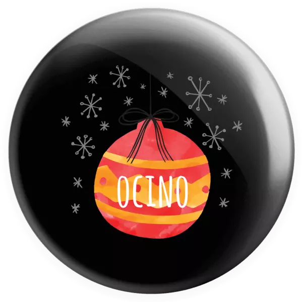 Placka Vianočná ozdoba - ocino