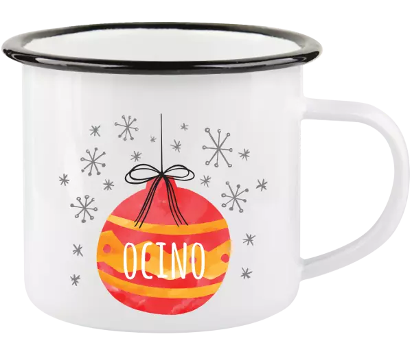 Vianočná plecháčik Vianočná ozdoba - ocino