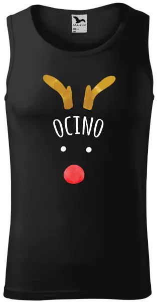 Pánske vianočné tielko Vianočný sob - ocino