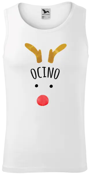 Pánske vianočné tielko Vianočný sob - ocino