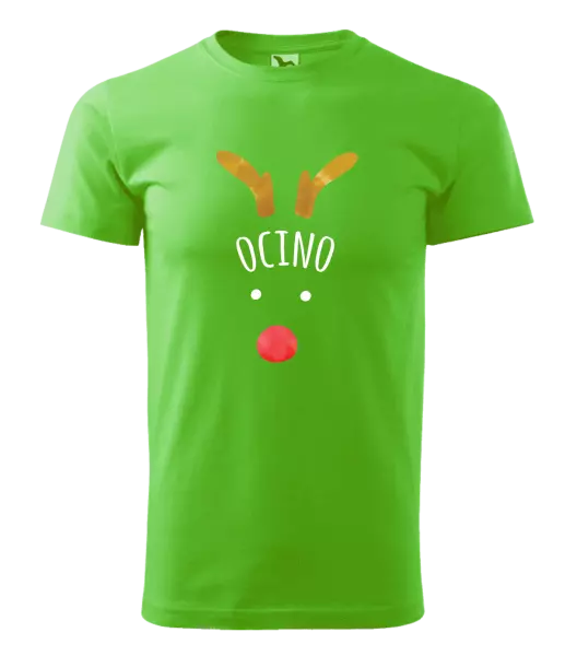 Pánske vianočné tričko Vianočný sob - ocino