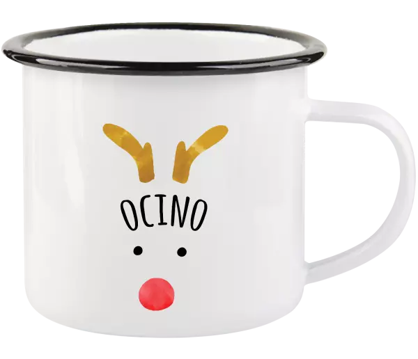 Vianočná plecháčik Vianočný sob - ocino