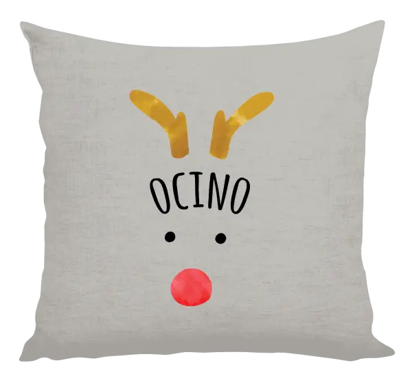 Vianočný vankúš Vianočný sob - ocino