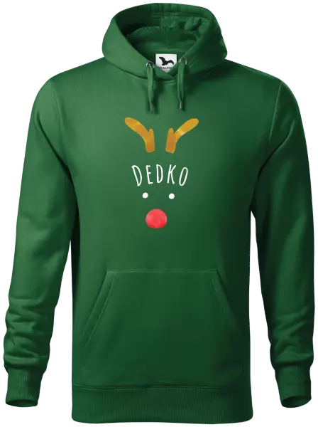 Pánska mikina Vianočný sob - dedko