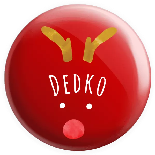 Placka Vianočný sob - dedko