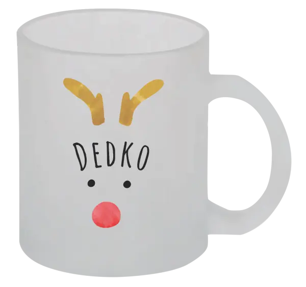 Vianočný hrnček Vianočný sob - dedko