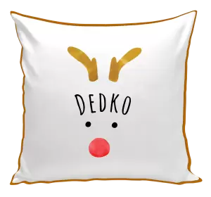 Vianočný vankúš Vianočný sob - dedko
