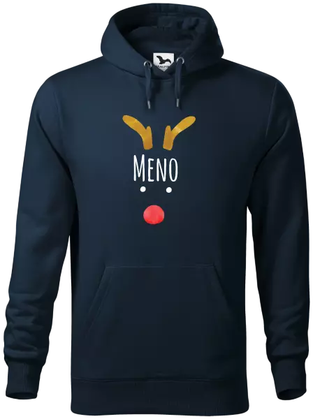 Pánska mikina Vianočný sob - meno