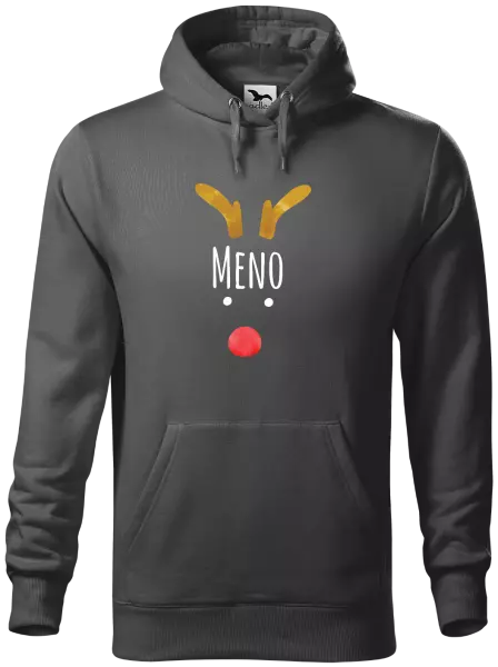 Pánska mikina Vianočný sob - meno