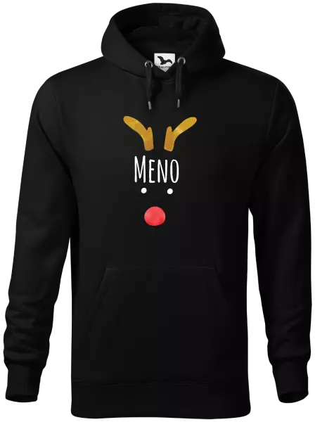 Pánska mikina Vianočný sob - meno