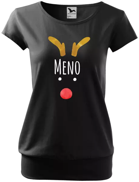 Vianočné tehotenské tričko Vianočný sob - meno