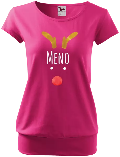 Vianočné tehotenské tričko Vianočný sob - meno