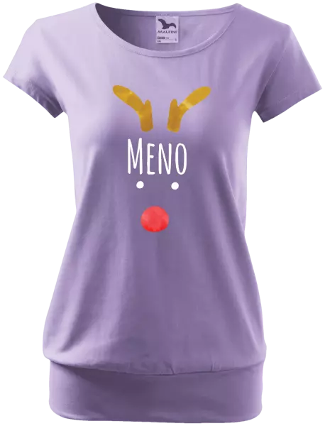 Vianočné tehotenské tričko Vianočný sob - meno