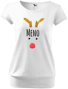 Vianočné tehotenské tričko Vianočný sob - meno