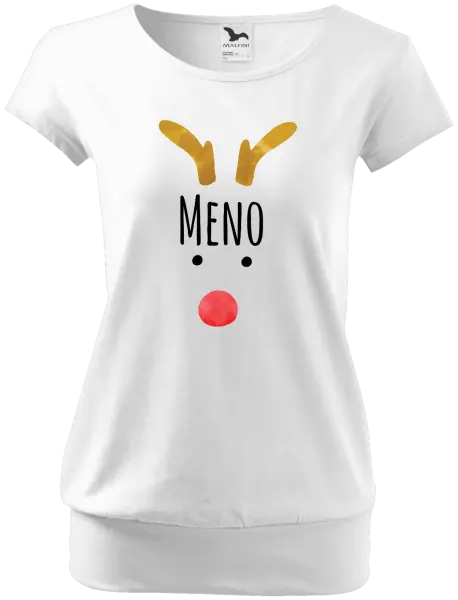 Vianočné tehotenské tričko Vianočný sob - meno