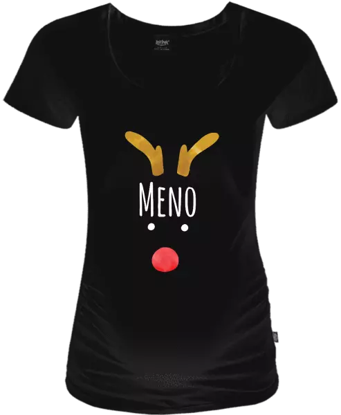 Vianočné tehotenské tričko Vianočný sob - meno