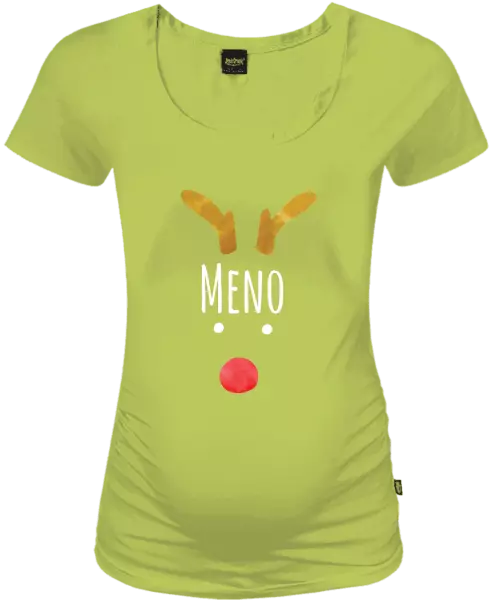 Vianočné tehotenské tričko Vianočný sob - meno