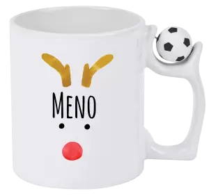 Vianočný hrnček Vianočný sob - meno