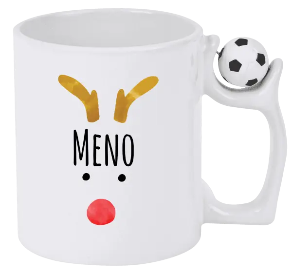 Vianočný hrnček Vianočný sob - meno