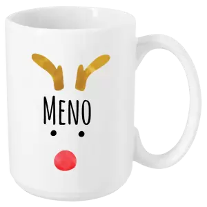 Vianočný hrnček Vianočný sob - meno