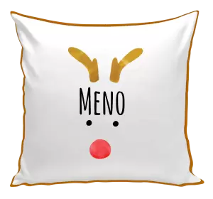 Vianočný vankúš Vianočný sob - meno