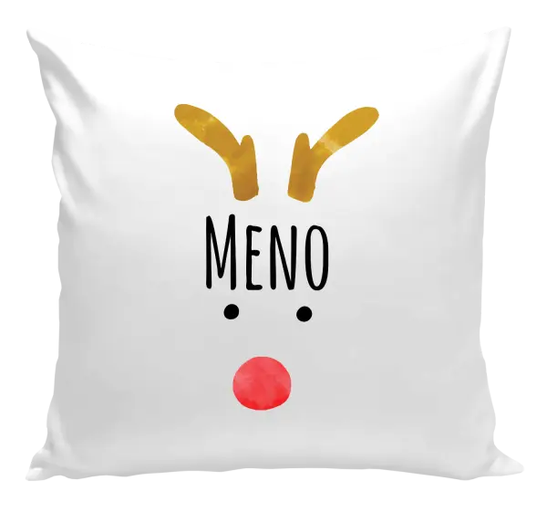 Vianočný vankúš Vianočný sob - meno