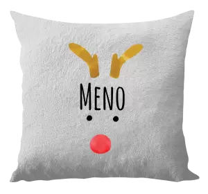 Vianočný vankúš Vianočný sob - meno