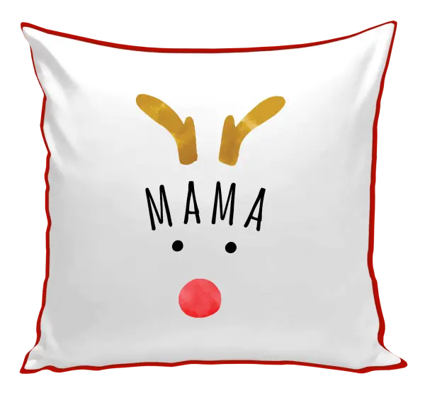 Vianočný vankúš Vianočný sob - mama