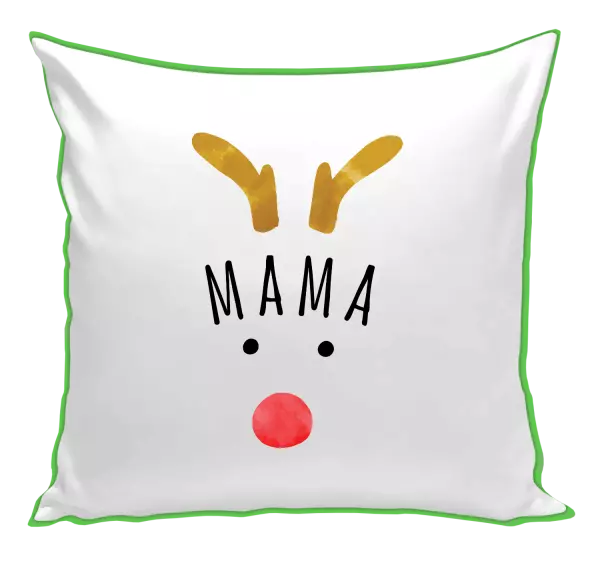 Vianočný vankúš Vianočný sob - mama