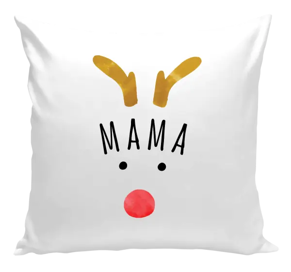 Vianočný vankúš Vianočný sob - mama