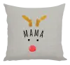 Vianočný vankúš Vianočný sob - mama
