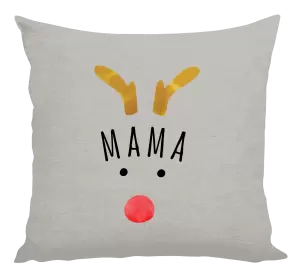 Vianočný vankúš Vianočný sob - mama