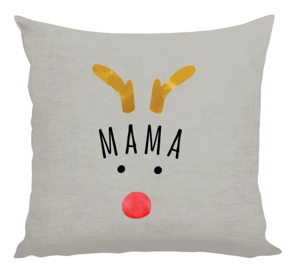 Vianočný vankúš Vianočný sob - mama