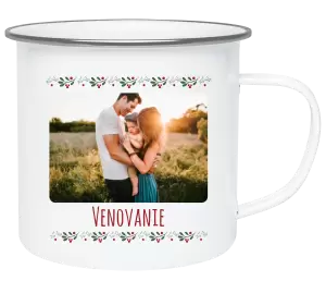 Vianočná plecháčik Vianočné vetvičky s guličkami