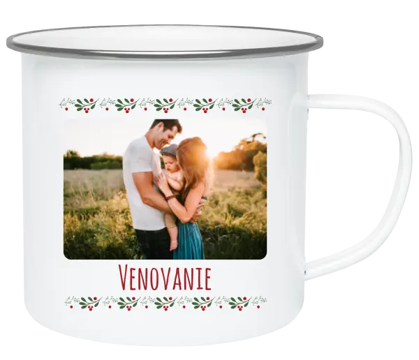 Vianočná plecháčik Vianočné vetvičky s guličkami