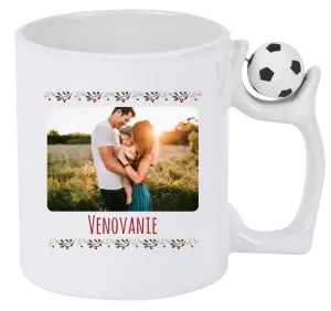 Vianočný hrnček Vianočné vetvičky s guličkami