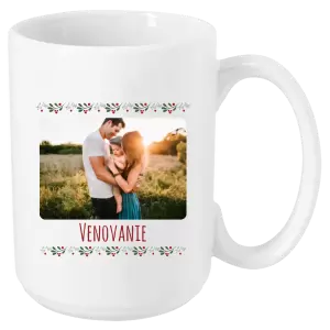 Vianočný hrnček Vianočné vetvičky s guličkami