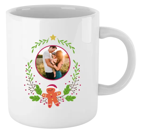 Vianočný hrnček Vianočné vetvičky s perníkom