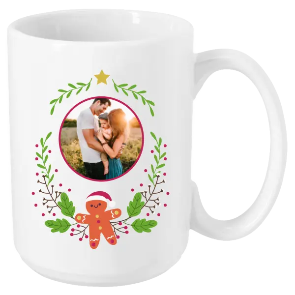 Vianočný hrnček Vianočné vetvičky s perníkom