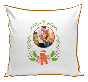 Vianočný vankúš Vianočné vetvičky s perníkom
