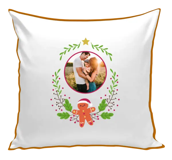 Vianočný vankúš Vianočné vetvičky s perníkom