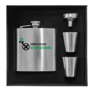 Ploskačka v krabičke Vášnivá cyklistka už x rokov