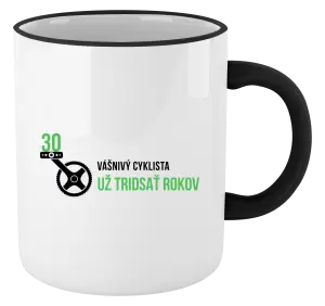 Hrnček Vášnivý cyklista už x rokov