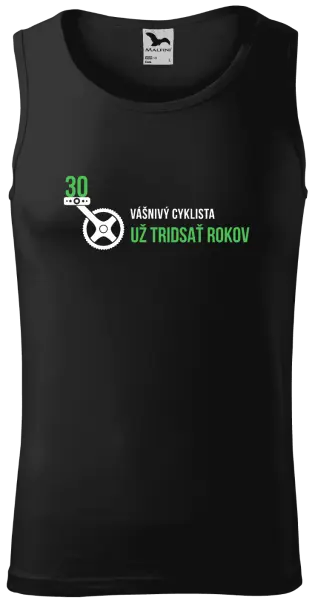 Pánske tielko Vášnivý cyklista už x rokov